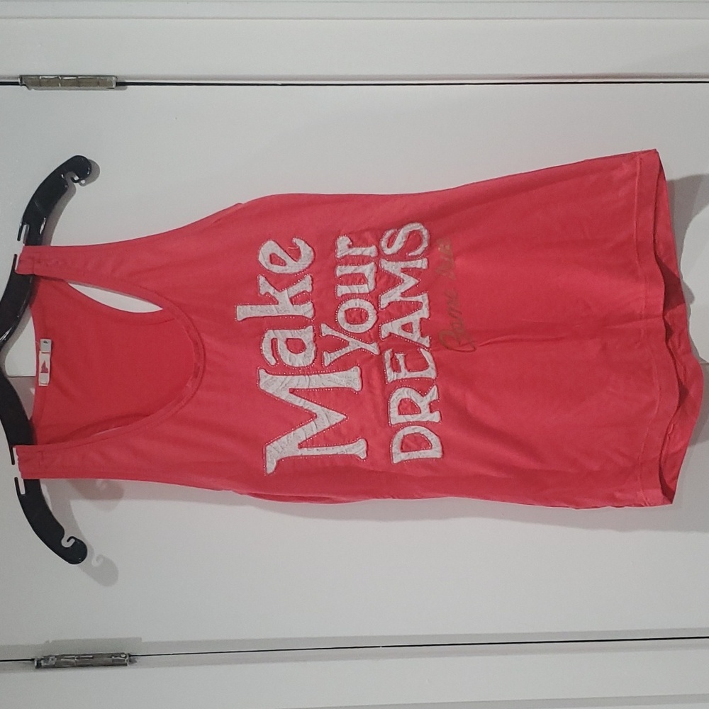 Women's Racerback Coral T-shirt sz Small/P